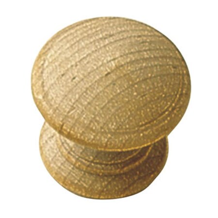 Hd Natural Woodcraft 1.25 in. Cabinet Knob- Unfinished Wood BWP685 UW